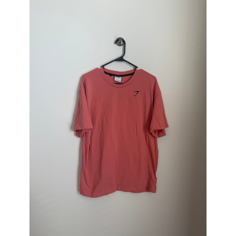 Gym Shark Men’s Oversized Training Tee in Salmon Size Small